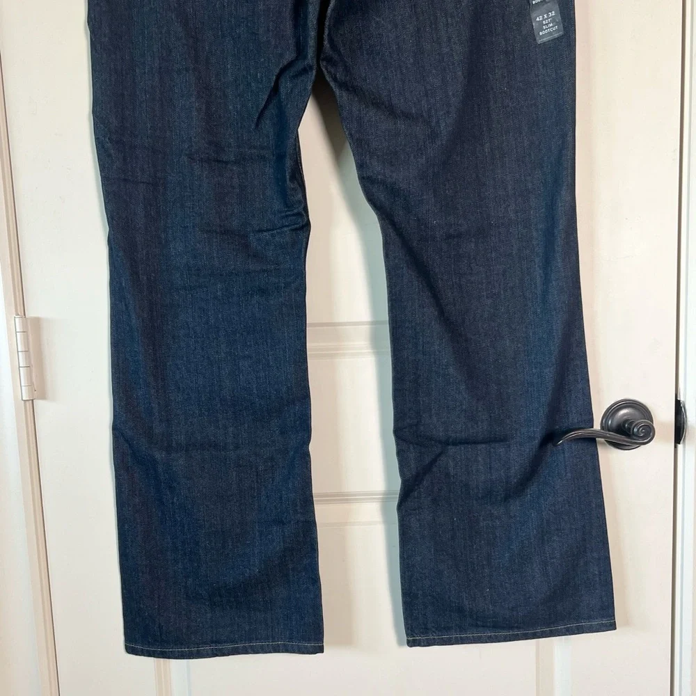 Levi's 527 Slim Bootcut Men's Jeans 42x32 Dark Wash Blue NWT Cowboy Western